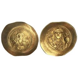 Histamenon nomisma. - MIGUEL VII (1071-1078). - CONSTANTINOPLA. - Anv.: Busto de Cristo de frente. R