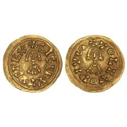 Triente. - SISEBUTO (612-621). - TOLETO (Carthaginensis). - Anv.: SISEBVTVS BEX. Rev.: TOLETO PIV