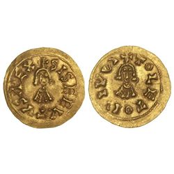 Triente. - SISEBUTO (612-621). - TOLETO (Carthaginensis). - Anv.: SISEBVTVS REX. Rev.: TOLETO PIV