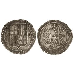 4 Reales. - SEVILLA. - Anv.: S-escudo-IIII. Rev.: . Cal-211. MBC+. - -