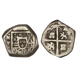 1 Real. - (¿1704?). - MADRID. - Y. - Fecha no visible, por el ensayador sólo puede ser de 1704 ó 170