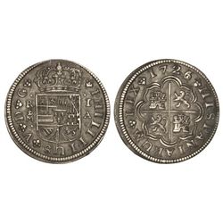 1 Real. - 1726/1. - MADRID. - A. - Pátina. Cal-1531. MBC+. - -