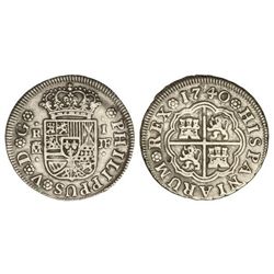 1 Real. - 1740. - MADRID. - J.F. - Cal-1548. MBC. - -