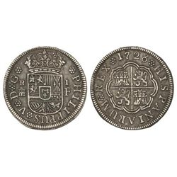 1 Real. - 1726. - SEGOVIA. - F. - Pátina original. Cal-1692. EBC. - -