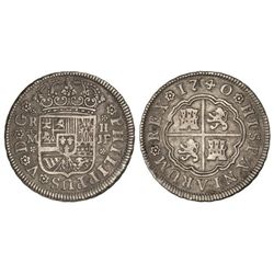 2 Reales. - 1740.0 -. MADRID. - J.F. - Cal-1256. MBC. - -