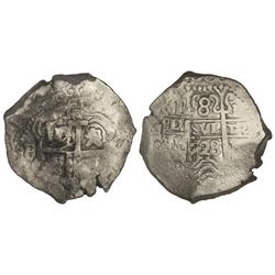 8 Reales. - 1728. - POTOSÍ. - M. - 27,19 grs. Cal-885. MBC-. - -