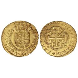 4 Escudos. - 1721. - SEVILLA. - J. - (Rayitas de ajuste). MUY RARA. Cal-282. EBC. - -