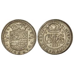 2 Reales. - 1711. - BARCELONA. - Cal-27. EBC-. - -