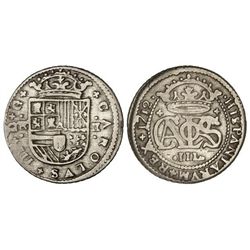 2 Reales. - 1712. - BARCELONA. - Cal-28. MBC. - -