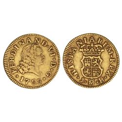 1/2 Escudo. - 1755. - MADRID. - J.B. - Cal-252. MBC. - -