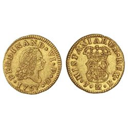 1/2 Escudo. - 1757. - MADRID. - J.B. - Cal-255. EBC-. - -