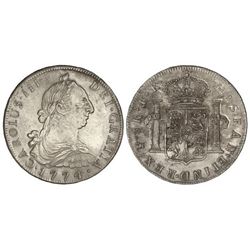 8 Reales. - 1774. - POTOSÍ. - J.R. - (Oxidaciones en reverso). Cal-974. EBC. - -