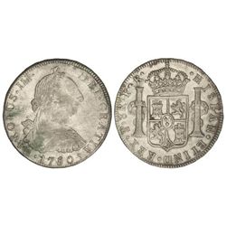 8 Reales. - 1780. - POTOSÍ. - P.R. - Cal-982. MBC+. - -
