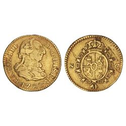 1/2 Esudo. - 1788. - SEVILLA. - C. - (Ligeramente alabeada). Cal-808. (MBC-). - -