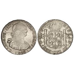 4 Reales. - 1808. - POTOSÍ. - P.J. - (Metal poroso. Grietas). Cal-885 Var. (MBC+). - -