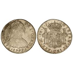 8 Reales. - 1799. - - LIMA. - I.J. - (Rayitas de ajuste). Cal-654. EBC-. - -
