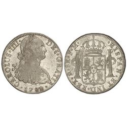 8 Reales. - 1792. - MÉXICO. - F.M. - Cal-685. MBC. - -