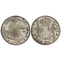 8 Reales. - 1796. - MÉXICO. - F.M. - (Pequeñas rayitas y hojitas). Cal-690. MBC. - -