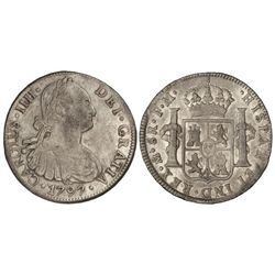 8 Reales. - 1797. - MÉXICO. - F.M. - (Acuñación algo floja en canto reverso). Cal-691. MBC. - -
