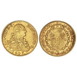 2 Escudos. - 1807. - MADRID. - A.I. - Cal-351. MBC+. - -