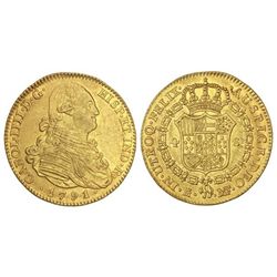 4 Escudos. - 1791. - MADRID. - M.F. - Cal-201. EBC-/EBC. - -