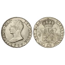 4 Reales. - 1811. - MADRID. - A.I. - Cal-55. EBC+. - -