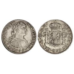 1 Real. - 1809. - MÉXICO. - T.H. - Pátina. Cal-1161. MBC+. - -