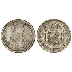 2 Reales. - 1810. - SANTIAGO. - F.J. - ESCASA. Cal-1016. MBC+. - -