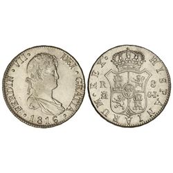 8 Reales. - 1816. - MADRID. - G.J. - Cal-505. EBC. - -