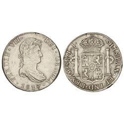 8 Reales. - 1819. - MÉXICO. - J.J. - (Pequeños golpecitos). Cal-563. MBC/MBC+. - -