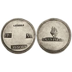 30 Sous. - 1821. - MALLORCA. - (Golpecitos). Cal-525. MBC-/MBC. - -