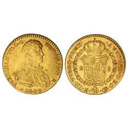2 Escudos. - 1809. - SEVILLA. - C.N. - Cal-255. EBC. - -