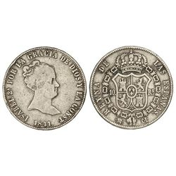 10 Reales. - 1841. - MADRID. - C.L. - (Golpecitos). Cal-217. MBC. - -