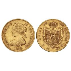 4 Escudos. - 1868 (*18-68). - MADRID. - Cal-112. MBC+. - -
