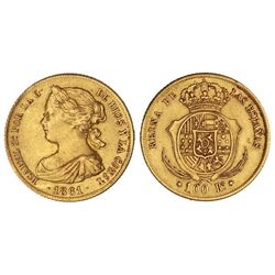 100 Reales. - 1861. - MADRID. - (Rayas). Cal-26. EBC-. - -