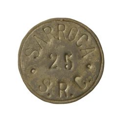 25 Cèntims. - SARROCA. - Zinc. EBC+. - -