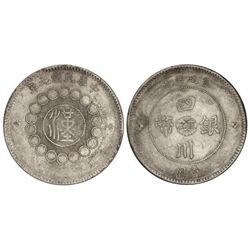 1 Dólar. - Año 1 (1912). - SZECHUAN. - AR. Pátina. Y-456. MBC+. - -