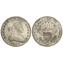 1 Dólar. - 1800. - AR. Puntas en el primer ´0´ de 1800. 10 flechas en reverso. Descolgada. (Rayitas)