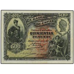 500 Pesetas. - 15 Julio 1907. - Alcázar de Segovia. Ed-B105. MBC+. - -