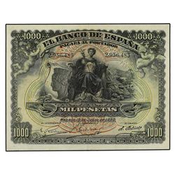 1.000 Pesetas. - 15 Julio 1907. - Palacio Real de Madrid. Ed-B106. EBC-. - -