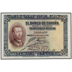 25 Pesetas. - 12 Octubre 1926. - San Francisco Xavier. Sin Serie. Ed-B109. EBC+. - -
