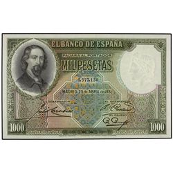 1.000 Pesetas. - 25 Abril 1931. - Zorrilla. Ed-C13. SC. - -
