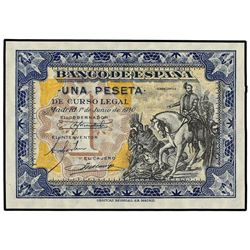 1 Peseta. - 1 Junio 1940. - Hernán Cortés.Sin Serie. Ed-D42. SC. - -