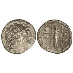 Tetradracma. - 121-96 a.C. - ANTÍOCO VIII. - REINO SELÉUCIDA. - Anv.: Cabeza diademada a derecha. Re