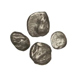 Lote 4 monedas pequeño tamaño. - Todas diferentes y clasificables. A EXAMINAR. MBC- a MBC. - -