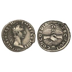 Denario. - Acuñada el 96 d.C. - NERVA. - Anv.: IMP. NERVA CAES. AVG. P. M. TR. P. COS. II P. P. Cabe