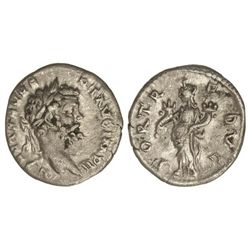 Denario. - Acuñada el 194 d.C. - SEPTIMIO SEVERO. - Anv.: L. SEPT. SEV. PERT. AVG. IMP. II. Busto la