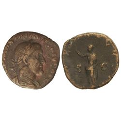 Sestercio. - Acuñada el 236-238 d.C. - MAXIMINO I. - Anv.: IMP. MAXIMINVS PIVS AVG. Busto laureado a