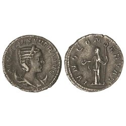 Antoniniano. - Acuñada el 246-248 d.C. - - OTACILIA SEVERA. - Anv.: M. OTACIL. SEVERA AVG. Busto dia