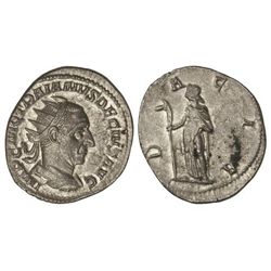 Antoniniano. - Acuñada el 249-251 d.C. - TRAJANO DECIO. - Anv.: IMP. C. M. Q. TRAIANVS DECIVS AVG. B